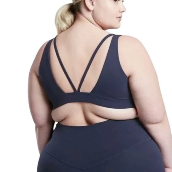 3X - ATHLETA - Navy Exhale Bra D-DD+ NEW - Picture 5 of 6
